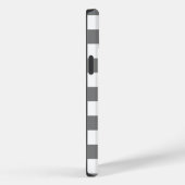 Schwarz-Weiß-Gingham-Muster Case-Mate iPhone Hülle (Rückseite / Rechts)