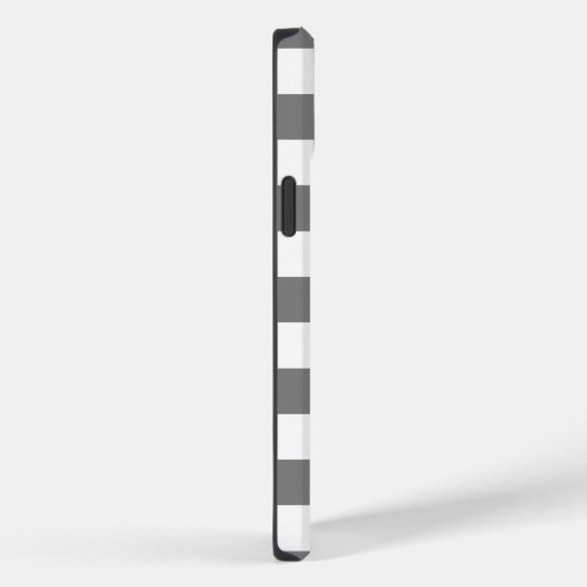 Schwarz-Weiß-Gingham-Muster Case-Mate iPhone Hülle (Rückseite / Rechts)