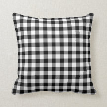 Schwarz-Weiß-Gingham-Muster