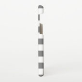 Schwarz-Weiß Gingham-Muster Samsung Galaxy Hülle (Linke Seite)