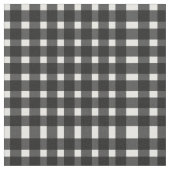 Schwarz-weiß Gingham Pattern Stoff (Nahaufnahme)