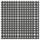 Schwarz-weiß Gingham Pattern Stoff (Muster)