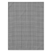 Schwarz-Weiß-Gingham-Prüfmuster Tischdecke (Vorderseite)