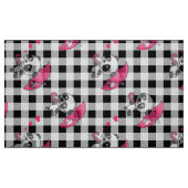 Schwarz-weiß Gingham Stoff (Fat Quarter (45,7 x 55,9 cm))