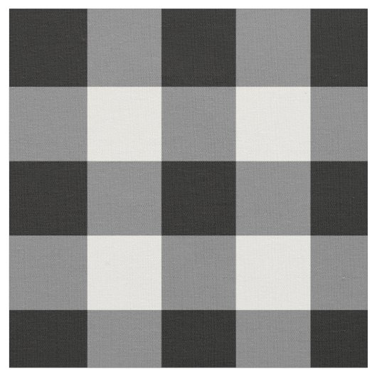 Schwarz-Weiß-Gingham Stoff (Nahaufnahme)