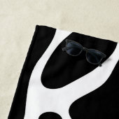 Schwarz-Weiß-Giraffe-Muster Strandtuch (Beispiel)