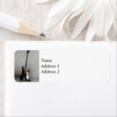 Schwarz-Weiß-Gitarre (Insitu)