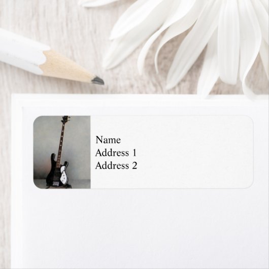 Schwarz-Weiß-Gitarre (Insitu)