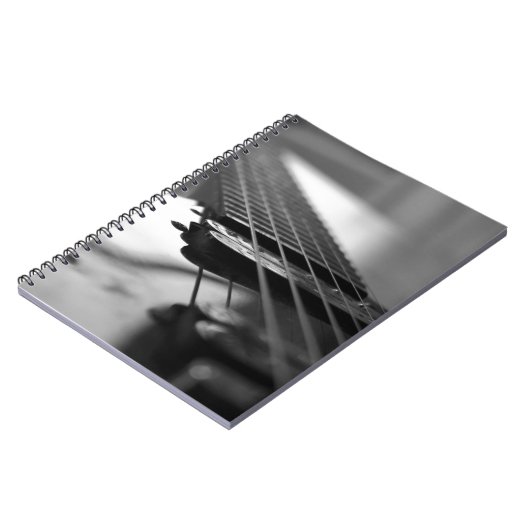 Schwarz-Weiß-Gitarre Notizblock (Linke Seite)