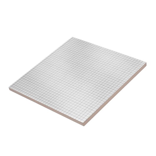 Schwarz-Weiß-Gittermuster auf Papier Fliese (Seite)