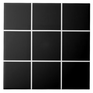 Schwarz-Weiß-Gitternetzlinienmuster Fliese