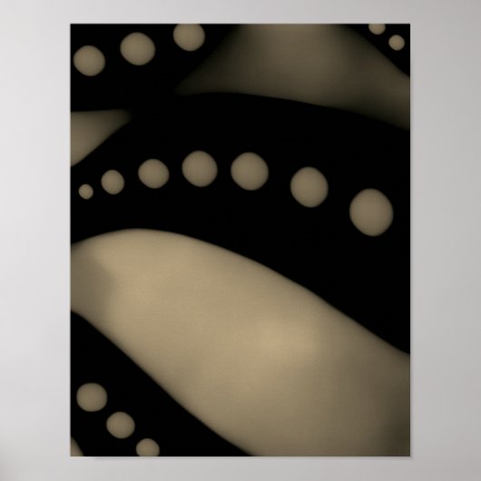Schwarz/Weiß glatt - Poster (Leinwand Option) (Vorne)