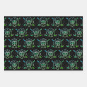 Schwarz-Weiß-Goalie Geschenkpapier Set (Vorderseite 2)