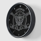 Schwarz-Weiß-Goalie Uhr (Winkel)