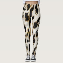 Schwarz-weiß Gold Cowgirl Cowhide