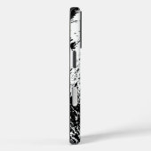 Schwarz-Weiß-Gorilla Case-Mate iPhone Hülle (Rückseite / Rechts)