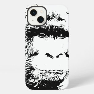 Schwarz & Weiß Gorilla iPhone Hülle