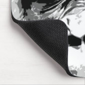 Schwarz-Weiß-Gorilla Mousepad (Ecke)