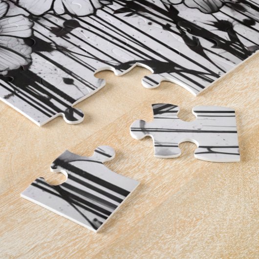 Schwarz-Weiß-Gothic Puzzle (Seite)