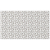 Schwarz-Weiß-Gothic-Skulls und Rose Halloween Tischdecke (Vorderseite (Horizontal))