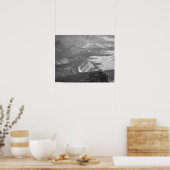 Schwarz & Weiß Grand Canyon Landschaft 16x20 Poster (Küche)