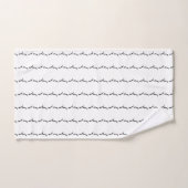 Schwarz-Weiß-Gras gestrichen Badhandtuch Set (Handtuch)