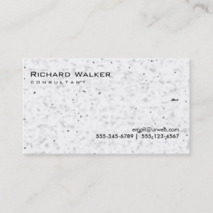 Schwarz-Weiß-Grau Beruflich Schlicht Cool Visitenkarte