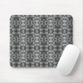 Schwarz-Weiß, Grau-Kaleidoskop-Mousepad Mousepad (Mit Mouse)