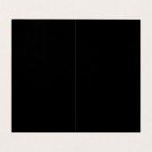 Schwarz-weiß-Grau-Monogramm Minimalistisch Schlich Visitenkarten (Innenseite Aufgefaltet)