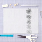 Schwarz, weiß, grau, Sternchen-Seidenpapier Seidenpapier (Handwerk)