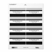 Schwarz/Weiß/Graue Punkte (Vorne)