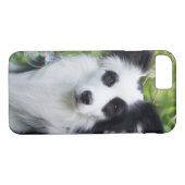 Schwarz-Weiß-Grenz-Hund Case-Mate iPhone Hülle (Rückseite (Horizontal))