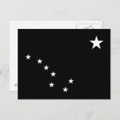 Schwarz-Weiß-Groß-Dipper Postkarte (Vorne/Hinten)