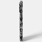 Schwarz-weiß Grunge Erwachsene iPhone 15 Pro Max F Case-Mate iPhone Hülle (Rückseite / Links)