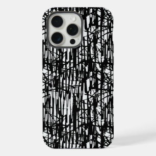 Schwarz-Weiß-Grunge-Etuis für Erwachsene für iPhon iPhone 15 Pro Max Hülle
