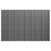 Schwarz-Weiß-Haarstylist-Muster Stoff (Yard (91,4 cm))