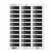 Schwarz-Weiß-Hahnentrittmuster (Vorne)