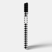 Schwarz/Weiß-Hahnentrittmuster Stilvoller Mode-Des Case-Mate iPhone Hülle (Rückseite / Rechts)