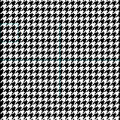 Schwarz-Weiß-Hahnentrittmuster-Stoffmuster Stoff (Kachel)