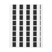 Schwarz-Weiß-Halbschrift und Halbgrafik (Bogen)