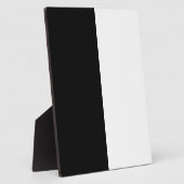 Schwarz-Weiß-Halbschrift und Halbgrafik Fotoplatte (Seite)