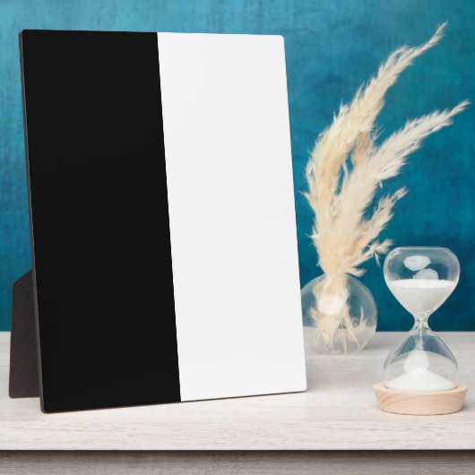 Schwarz-Weiß-Halbschrift und Halbgrafik Fotoplatte (Seite)