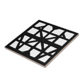 Schwarz-Weiß-Halbzeitschrift Fliese (Seite)