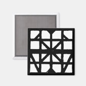 Schwarz-Weiß-Halbzeitschrift Magnet (Vorderseite/Rückseite)