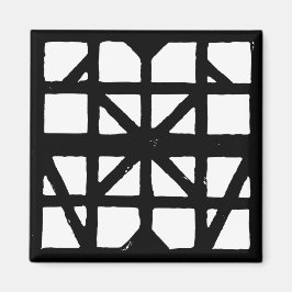 Schwarz-Weiß-Halbzeitschrift Magnet