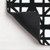 Schwarz-Weiß-Halbzeitschrift Mousepad (Ecke)