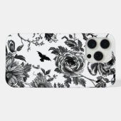 Schwarz-Weiß Halloween Case Optimiert iPhone 15 Hülle (Rückseite (Horizontal))