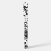 Schwarz-Weiß Halloween Case Optimiert iPhone 15 iPhone Hülle (Linke Seite)