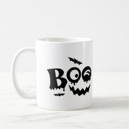 Schwarz-Weiß-Halloween Kaffeetasse