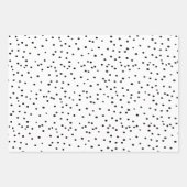 Schwarz-Weiß-Halloween-Muster Geschenkpapier Set (Vorderseite 2)